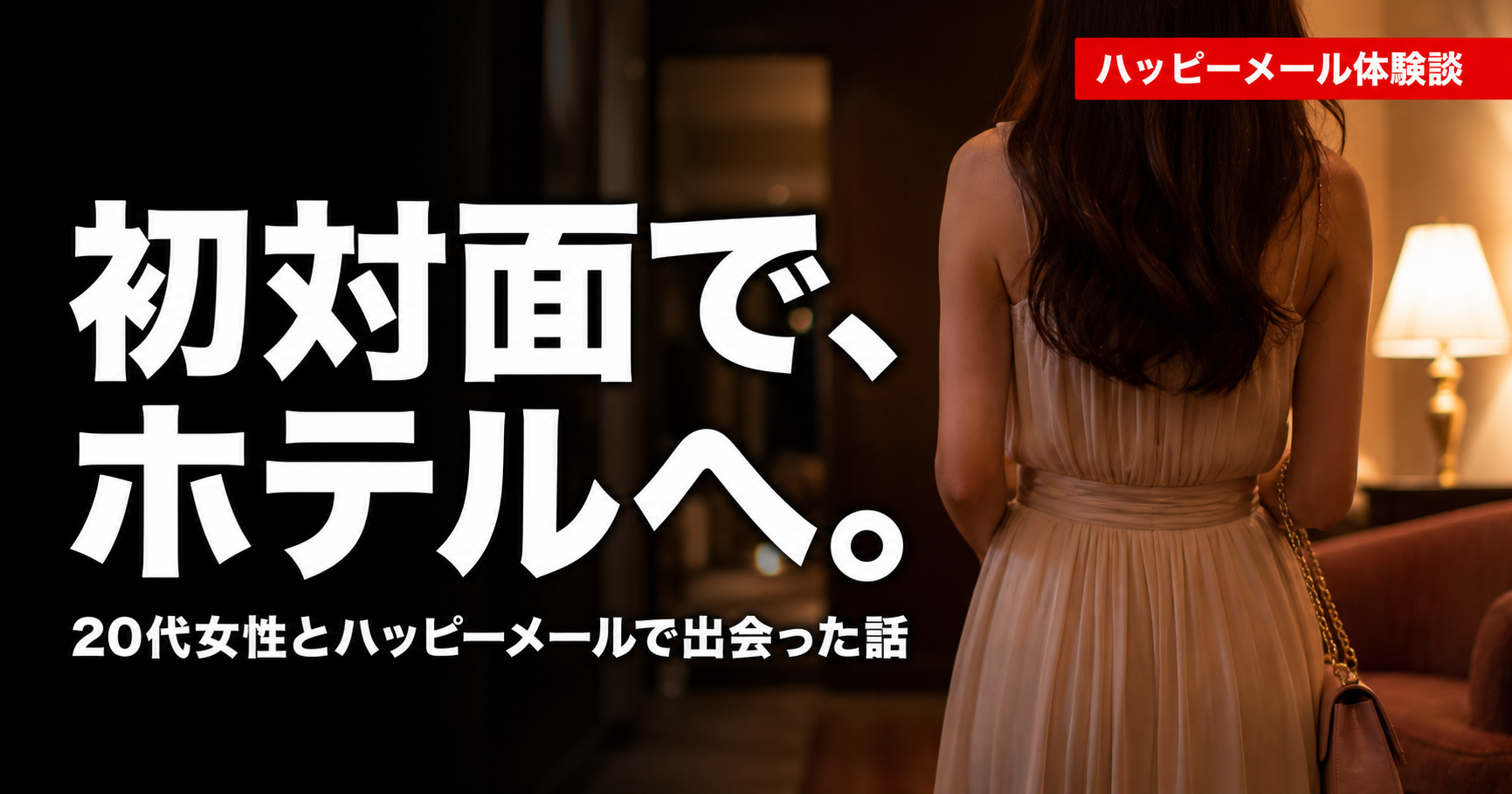 ハッピーメールで20代女性と出会った体験談のアイキャッチ